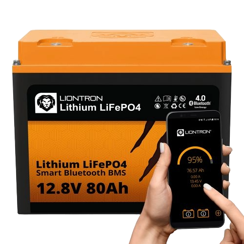 LIONTRON LiFePO4 12,8V 80Ah LX Smart BMS mit Bluetooth