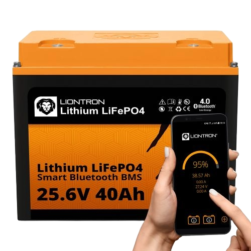 LIONTRON LiFePO4 25,6V 40Ah LX Smart BMS mit Bluetooth