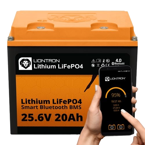 LIONTRON LiFePO4 25,6V 20Ah LX Smart BMS mit Bluetooth